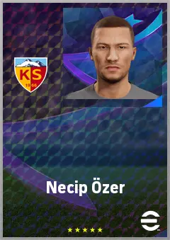 Necip Özer eFootball 2026 player card, 60 OVR CMF