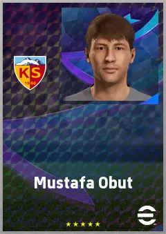 Mustafa Obut eFootball 2026 player card, 60 OVR CB