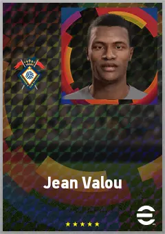 Jean Valou eFootball 2026 player card, 66 OVR CB