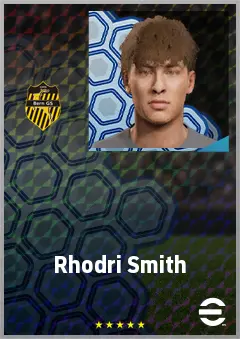 Rhodri Smith eFootball 2026 player card, 62 OVR LB