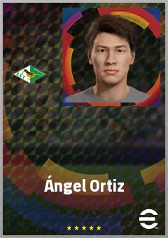 Ángel Ortiz eFootball 2026 player card, 68 OVR RB