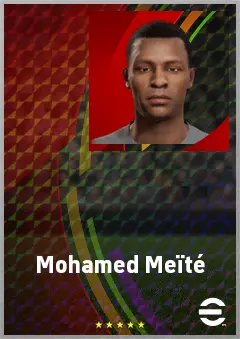 Mohamed Meïté eFootball 2026 player card, 69 OVR CF