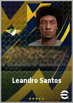 Leandro Santos eFootball 2026 player card, 64 OVR RB