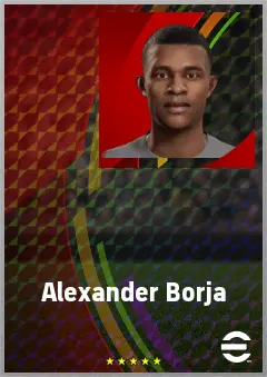 Alexander Borja eFootball 2026 player card, 65 OVR CB