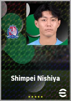 Nishiya Shimpei eFootball 2026 player card, 66 OVR RB