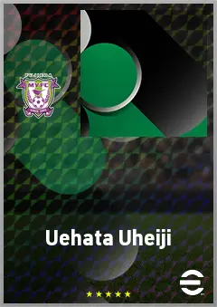 Uehata Uheiji eFootball 2026 player card, 68 OVR CMF