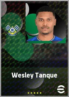 Wesley Tanque eFootball 2026 player card, 68 OVR CF