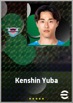 Yuba Kenshin eFootball 2026 player card, 66 OVR RWF
