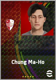 Chung Ma-Ho eFootball 2026 player card, 62 OVR DMF