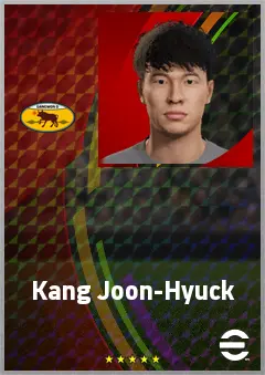 Kang Joon-Hyuck eFootball 2026 player card, 68 OVR LB