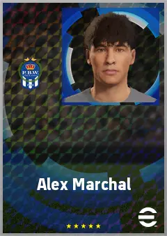 Alex Marchal eFootball 2026 player card, 62 OVR LWF
