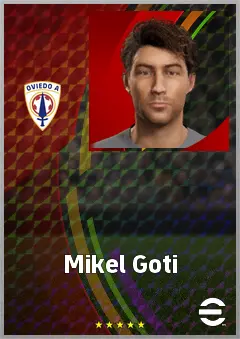 Mikel Goti eFootball 2026 player card, 66 OVR AMF