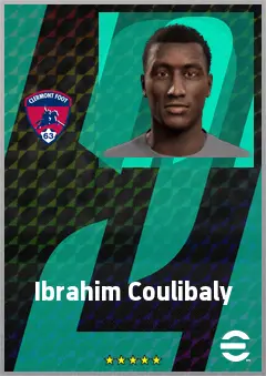 Ibrahim Coulibaly eFootball 2026 player card, 65 OVR RB