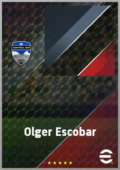 Olger Escobar eFootball 2026 player card, 67 OVR AMF