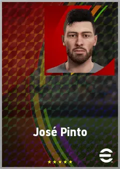 José Pinto eFootball 2026 player card, 68 OVR CB