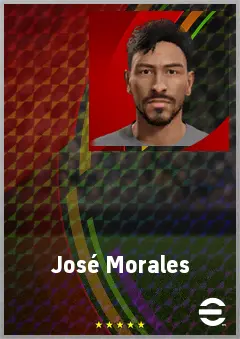 José Morales eFootball 2026 player card, 65 OVR LB