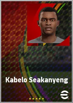 Kabelo Seakanyeng eFootball 2026 player card, 66 OVR LWF