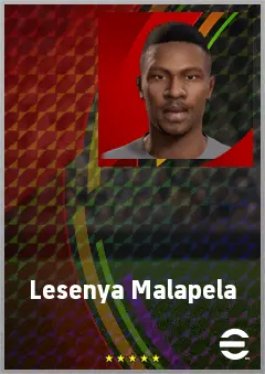 Lesenya Malapela eFootball 2026 player card, 64 OVR GK