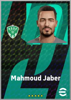 Mahmoud Jaber eFootball 2026 player card, 69 OVR DMF