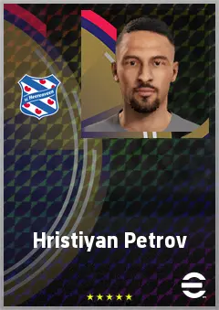 Hristiyan Petrov eFootball 2026 player card, 69 OVR CB