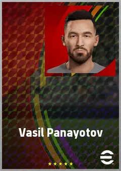 Vasil Panayotov eFootball 2026 player card, 67 OVR CMF