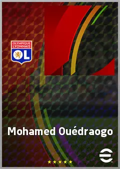 Mohamed Ouédraogo eFootball 2026 player card, 68 OVR LB