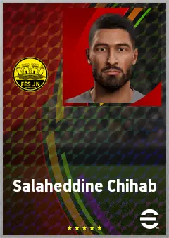 Salaheddine Chihab eFootball 2026 player card, 71 OVR GK