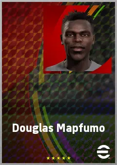 Douglas Mapfumo eFootball 2026 player card, 66 OVR CF