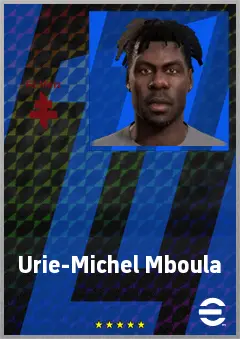 Urie-Michel Mboula eFootball 2026 player card, 70 OVR CB