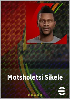 Motsholetsi Sikele eFootball 2026 player card, 65 OVR RB