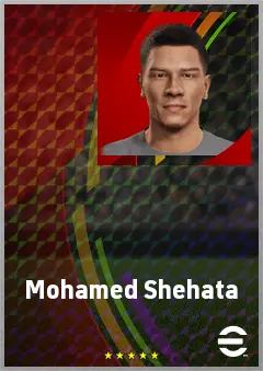 Mohamed Shehata eFootball 2026 player card, 70 OVR CMF