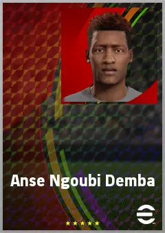 Anse Ngoubi Demba eFootball 2026 player card, 65 OVR GK