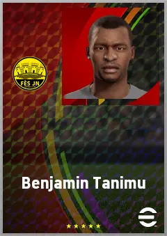 Benjamin Tanimu eFootball 2026 player card, 64 OVR CB
