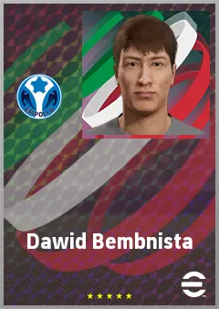 Dawid Bembnista eFootball 2026 player card, 62 OVR CB
