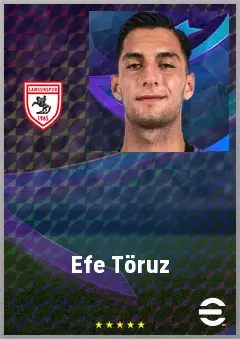 Efe Töruz eFootball 2026 player card, 62 OVR GK