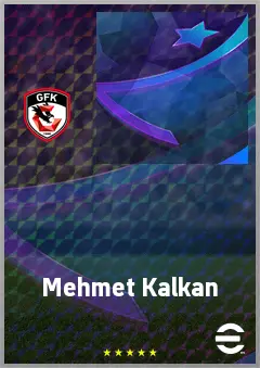 Mehmet Kalkan eFootball 2026 player card, 60 OVR CB