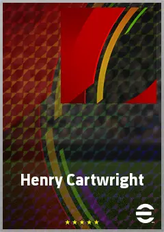 Henry Cartwright eFootball 2026 player card, 67 OVR DMF