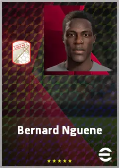 Bernard Nguene eFootball 2026 player card, 63 OVR CF