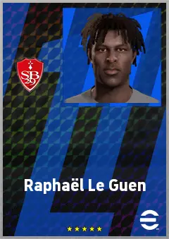 Raphaël Le Guen eFootball 2026 player card, 66 OVR CB