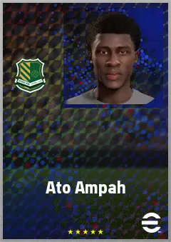 Ato Ampah eFootball 2026 player card, 67 OVR RMF