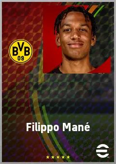 Filippo Mané eFootball 2026 player card, 68 OVR CB