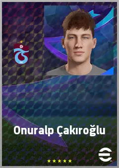 Onuralp Çakıroğlu eFootball 2026 player card, 61 OVR AMF
