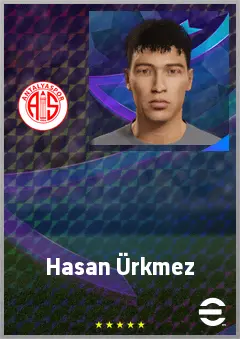 Hasan Ürkmez eFootball 2026 player card, 60 OVR DMF
