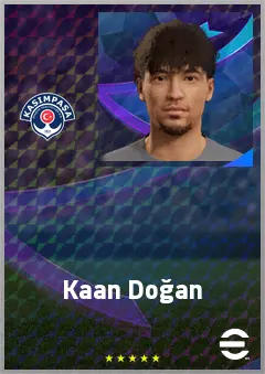 Kaan Doğan eFootball 2026 player card, 60 OVR DMF