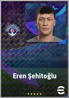 Eren Şehitoğlu eFootball 2026 player card, 60 OVR CB