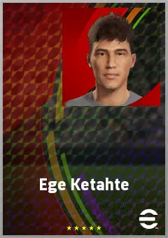 Ege Ketahte eFootball 2026 player card, 59 OVR RB