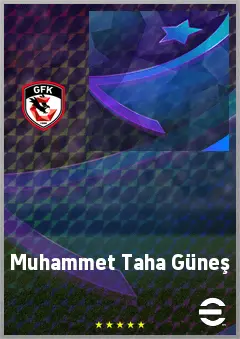 Muhammet Taha Güneş eFootball 2026 player card, 60 OVR AMF