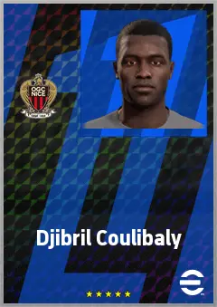 Djibril Coulibaly eFootball 2026 player card, 59 OVR CMF