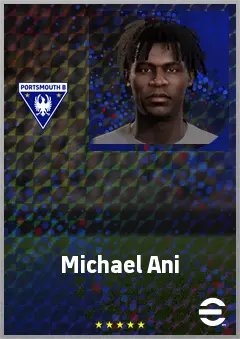 Michael Ani eFootball 2026 player card, 60 OVR RB