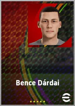 Bence Dárdai eFootball 2026 player card, 71 OVR AMF